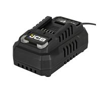 JCB Pro 18V 4.5A Fast Charger - Rapid Charger for JCB 18V Lithium-Ion Batteries - Compatible with Cordless & Professional Ranges - 2-Year Warranty