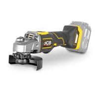 JCB Pro 18V Angle Grinder 4.5" / 115mm, Brushless Motor, Digital Speed Control, Anti-Vibration Handle, Paddle Switch, Bare Tool, 3 Year Warranty