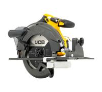 JCB Pro 18V Cordless Circular Saw 185mm, 60mm Cut, Aluminium Base, Incl. 2 Blades (Bare Tool) JCB-18PCS-185