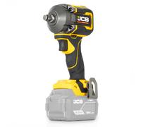 JCB Pro 18V Cordless Impact Wrench 1/2 Inch 400Nm - 620Nm Torque, Square Drive & Friction Ring (Bare Tool) JCB-18PIW-620