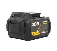 JCB Pro 18V E-TECH 5.0Ah Lithium-Ion Battery - High-Capacity 18V Battery for JCB Cordless & Professional Tools - 2-Year Warranty