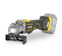 JCB Pro 18V Angle Grinder 4.5” / 115mm - Digital Speed Control, Brushless Motor, Anti-Vibration Side Handle, Paddle Switch - Bare Tool - 3 Year Warranty
