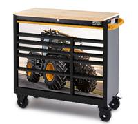 Jcb Roller Tool Cabinet Wheeled Chest With Fastrac Tractor Wrap