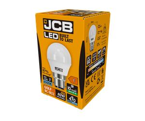 JCB S10970 B22 BC Golf LED Bulb Opal 4.9W 470lm Daylight 6500K