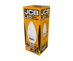 JCB S10979 B22 BC Candle LED Bulb Opal 4.9W 470lm Daylight 6500K