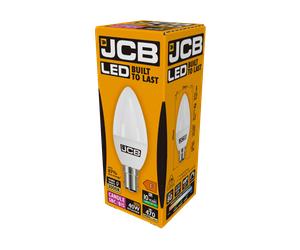 JCB S10980 B15 SBS Candle LED Bulb Opal 4.9W 470lm Warm White 3000K