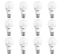 JCB S10989 B22 BC GLS LED Bulb Opal 8.5W 806lm Warm White 3000K (12 Pack)
