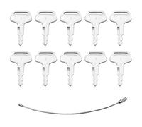 JCB S450 150979A1 Ignition Key, 10 Pack Plant Keys fit Case Linkbelt JCB Sumitomo Excavator Dumper
