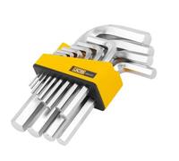 Jcb Short Flat Hex Key Set, L-Key, 13Pcs (2 - 19mm) Allen Allan Keys Jcb-5137