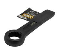 Jcb Single Ring Slogging Spanner 27mm, Cr-V Steel Striking Wrench Jcb-79327