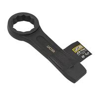 Jcb Single Ring Slogging Spanner 60mm, Cr-V Steel Striking Wrench Jcb-79360