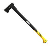 JCB Splitting Axe Pro XL, 36 Inch (92cm) Heavy-Duty Fiberglass Handle, Ergonomic Hooked Grip, Protective Sheath JCBAXE05