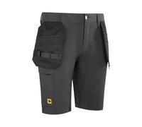 JCB Stretch Holster Shorts - Dark Shadow - Waist 38 - Cargo Work Shorts