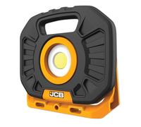 JCB Strong & Robust Hybrid Site Light TUFFDUAL 2500 Lumen Bright Hybrid SITE Light, Powered by Mains or Rechargable Li-ion Battery. Tripod Mountable, Built-in USB Power Bank | JCB-SL-TUFFDUAL