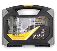 JCB Tools 40 Piece Drill Set & Screwdriver Bits | Metal, Masonry, Wood Drill Bits, Screwdriver Bits & Sockets Included | Drill Kit with Folding Case & Handle (JCB-PTA-40-NA)