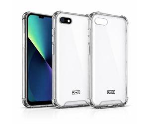 JCB Toughcase for iPhone 16e - Clear Rugged Shockproof Protective Phone Case, 1.2m Drop Protection, Slim Anti-Slip Design, Wireless Charging Compatible