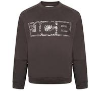 JCB - Trade Crew Sweatshirt, Medium - Made with 80% Cotton & 20% Polyester - Men's Jumpers Branding Details - Cordura Fabric Elbow Patches - Mens Clothes - 320gsm - Black