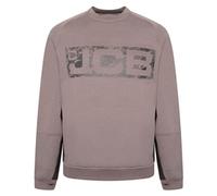 JCB Trade Crew Sweatshirt - Men's, 80% Cotton/20% Polyester, 320gsm, Cordura Elbow Patches - Grey S