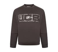 JCB - Trade Crew Sweatshirt, Small - Made with 80% Cotton & 20% Polyester - Men's Jumpers Branding Details - Cordura Fabric Elbow Patches - Mens Clothes - 320gsm - Black