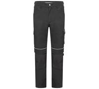 JCB - Trade Hybrid Stretch Trouser, 44W 32L - Canvas and Stretch Fabric - Work Trousers Men Branding Details - Mens Clothes - Heavyweight - Black