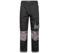 JCB Work Trousers Trade Rip Stop Cargo Regular Leg Black/Grey Size 32