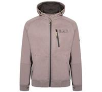 JCB Hoodie Trade Zip Thru – 80% Cotton/20% Polyester, Cordura Elbow Patches, 320gsm – Grey S