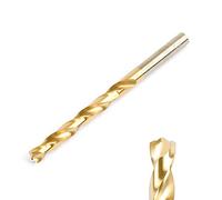 JCB TurboJet 7 Point HSS Drill Bit 8 x 117 mm - TiN (Titanium Nitride) hard ceramic coating - HSS grade 4341-3 Year Standard Warranty