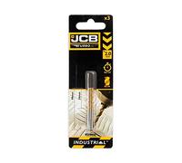 JCB TurboJet 7 Point HSS Drill Bit Set of 3-2 x 49 mm - TiN (Titanium Nitride) hard ceramic coating - HSS grade 4341-3 Year Standard Warranty