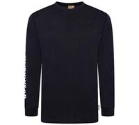 JCB Workwear Banner Long Sleeve Tshirt Navy 3XL JCBBT/DN-X3L