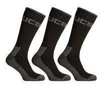JCB Mens Heavy Duty Work Socks (3 Pack) Black