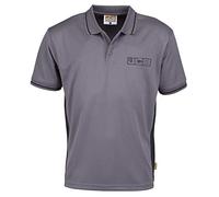 JCB Trade Grey/Black Polo - Large