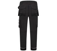 JCB Workwear - Trade Graphite Holster Trousers for Men - Cordura Reinforced Hems & Pockets - Regular Leg (32") - Polyester/Cotton - Waist 32"