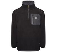 Jcb Workwear Trade Heavyweight 1/4 Zip Tech Fleece Black Size M