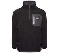 JCB WORKWEAR TRADE HEAVYWEIGHT 1/4 ZIP TECH FLEECE NAVY BLUE BLACK | ALL SIZES