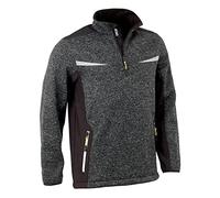 JCB Elmhurst 1/4 Zip Grey Marl Jumper - Xl