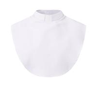 JCBFUME Unisex Black Clergy Tab Collar, Clerical Bib Collar