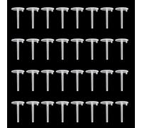 JCBIZ 100pcs Cake Insert Bottom Bracket Round Small Cupcake Baking Accessories Transparent Plastic Holder