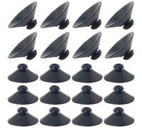 JCBIZ 20PCS Aquarium Filter Suction Cups Submersible Pump Mounting Suction Cups 28mm Diameter Rubber Round Tips for Securing Aquarium Air Pumps and Air Tubing