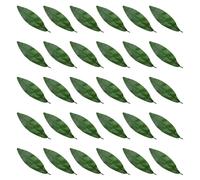 JCBIZ 30PCS Artificial Tulip Leaf Single Piece Artificial Lily Leaf Green 7.48in Long 1.57in Wide Handmade Floral Arrangement Filler Leaves for Wreath Making Wedding Centerpiece Decorations