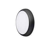 JCC JC070278 RadiaLED Rapid Pro Slim 12/18W IP65 3000/4000/5700K 300Ø Microwave On/Off Black rim