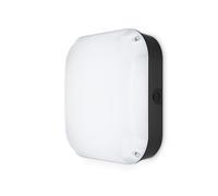 JCC JC070355 RadiaLED Rapid Pro Square 12/16/20W IP65 3000/4000/5700K Microwave On/Off Emergency Black