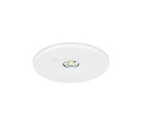 JCC JC110007 Emergency Downlight Self-test 2W IP20 6000K Non-maintained White - inc Open/Corridor area lenses