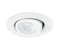 JCC JC1102/WH X50 Fire rated downlight Tilt 3W/5W IP65 3000/4000/5700K 400/650 lms White