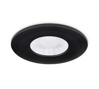 JCC X50 Fire rated downlight Bezel Aluminium Black - JC1107/BLK