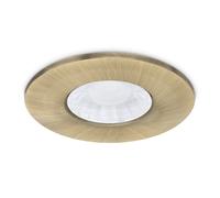 JCC JC1107/BR X50 Fire rated downlight Bezel Aluminium Brass