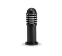 JCC JC39201BLK NiteLED Mains IP44 Short Louvred Bollard Unlamped ES E27 Black