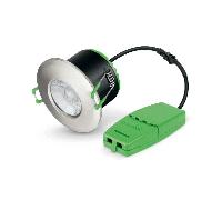 JCC V50 6W Fixed IP65 LED Downlight Brushed Nickel, Colour Adjustable - JC1001/BN