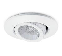 JCC V50 6W Tilt IP20 LED Downlight White, Colour Adjustable - JC1002/WH