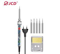 JCD 100W New Electric Soldering Iron P907 110V 220V Adjustable Temperature LCD Digital Display With Switch Welding Repair Tools P907