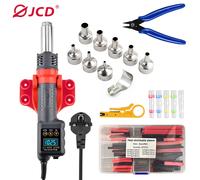 JCD 750W Micro Hot Air Gun 8208 Soldering Rework Welding Station LCD Digital Heat Gun BGA IC Solder Tools With Heat Shrink Tube 8208 KIT2